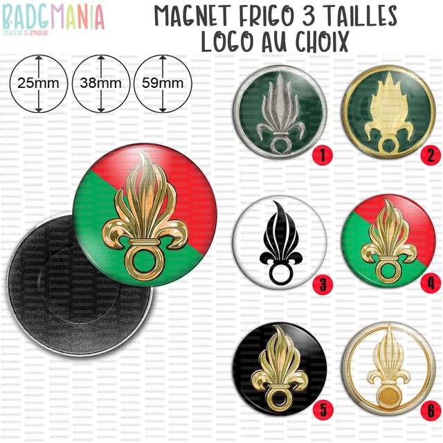 Aimant Frigo Île De La Réunion 974 - Drapeau Français & Réunionnais 3.8 Cm - Souvenir Qualité Premium