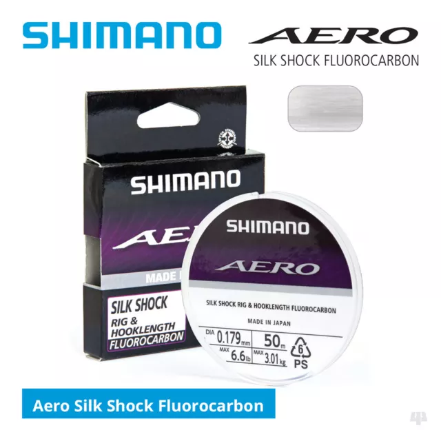 Shimano Aero Silk Shock Rig & Hooklength Fluorocarbon - Pole Coarse Fishing Line