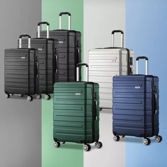 Mazam 1/3PCS Luggage Suitcase Trolley Set Travel TSA Lock Storage Hard Case