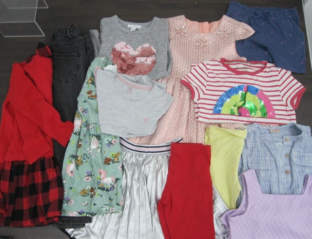 Girls Clothing Bundle Size 6-7 Years Mix Job Lot