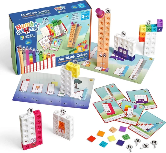 Kit d'activités de cubes MathLink Number Blocks Kit d'activités de cubes MathLink Number Blocks