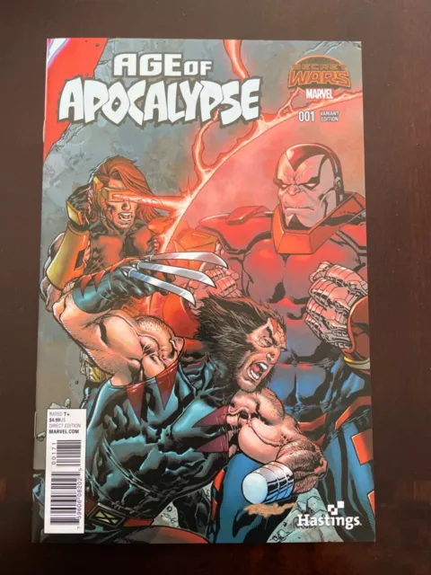 Age of Apocalypse #1 Vol. 2 (Marvel, 2015) Hastings Variant Cover, NM