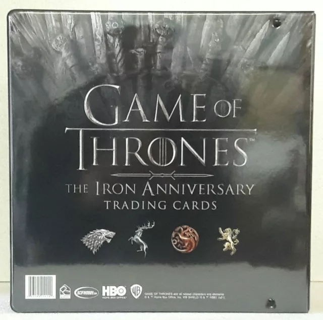 Game Of Thrones The Repasser Anniversaire Séries 1 - Officiel Classeur / Album & 3