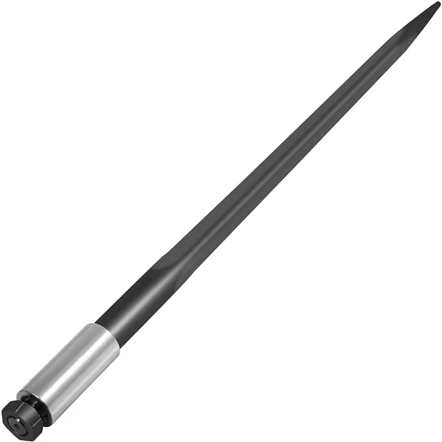 39" 3600 lbs Capacity Square Hay Bale Spear Heavy Duty Spike Skid Sleeve Nut