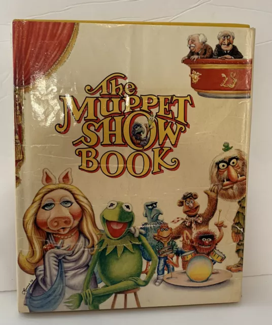 The Muppet Show Book by Jim Henson (1978, Hardcover) Dust Jacket included VTG