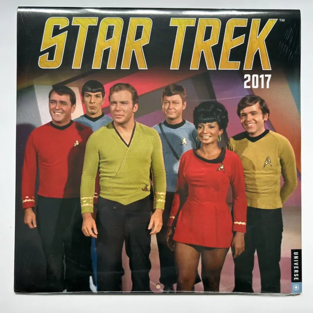 Star Trek Original Series  2017 Calendar Sealed By Universe Publishing -  NEW