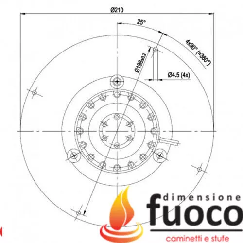 Extracteur De Fumées D'origine Ebm R2E180-Cg82-01 Edilkamin Laminox - 6004 3