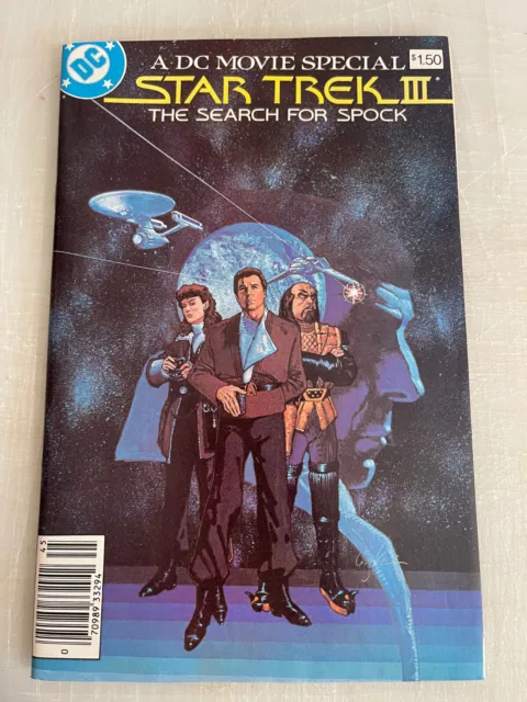A Dc Movie Special Iii Star Trek Search For Spock Newsstand Dc Comics Movie