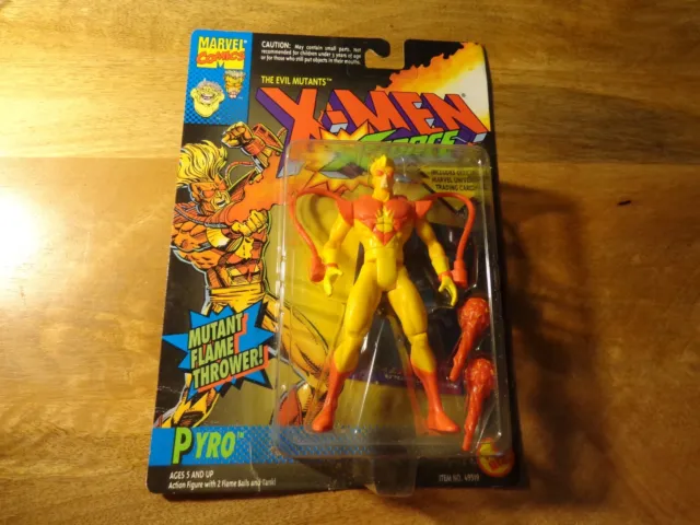 1994 Toybiz Marvel Comics The Uncanny X-Men X-Force PYRO Action Figure