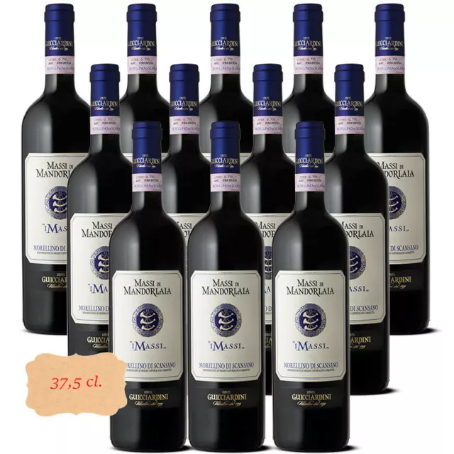 Vino Rosso Morellino di Scansano I Massi DOCG Massi di Mandorlaia 12bott.37,5cl