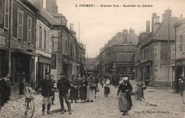 CPA 58 - PREMERY (Nièvre) - 3. Grande Rue - Quartier du Centre