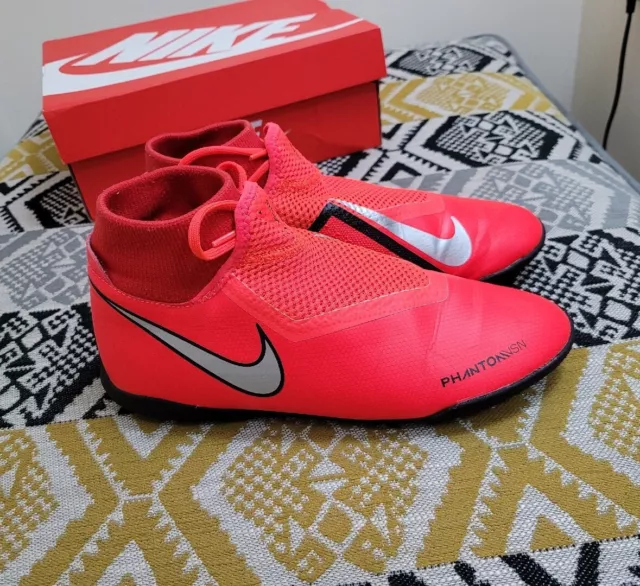 Depresión evidencia Antorchas NIKE PHANTOM VSN Ghost Lace TF Astro Turf Sock Football Boots Size 6 BUT  FIT 5 £29.99 - PicClick UK
