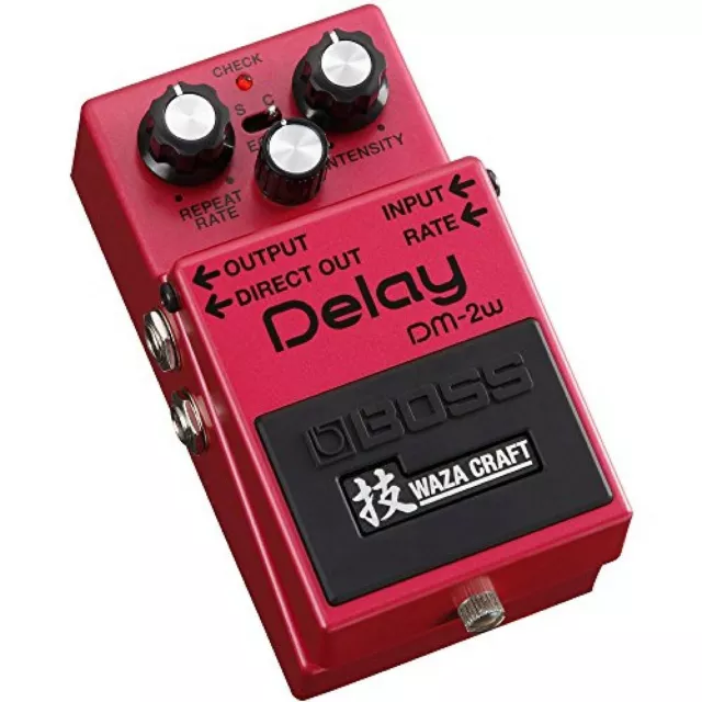 BOSS Analog Delay pedal DM-2W Waza Craft series Pink guitar Audio equipment