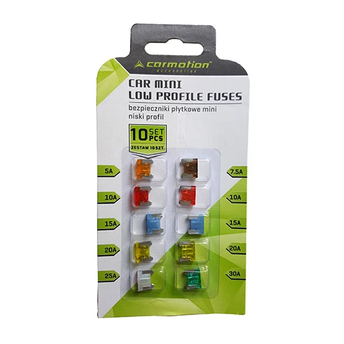 10x Kfz-Mini-Micro Assurance Prises Enfichables 3,6 MM 5A Jusqu'À 30A