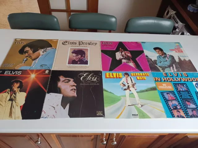 ELVIS PRESLEY - Bulk LP Records X8 Separate ways, Inspirations ETC Bargain Buy#2