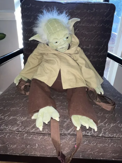 Star Wars Yoda Backpack 24" Plush Jedi Master Disney Parks Lucasfilm