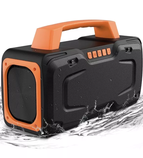 BUGANI 80W Portable Wireless Bluetooth Speaker Waterproof BRAND NEW & SEALED