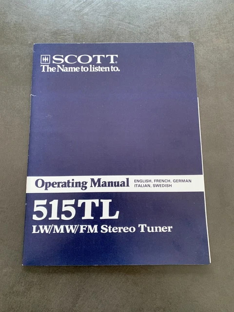 Tuner scott d'occasion - Photo, audio & vidéo