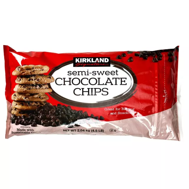 Semi-Sweet Cook Chocolate Chips Great for Baking 2.04kg Sustainable Cocoa Kosher