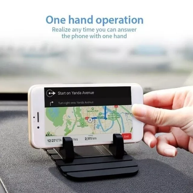 Car Dashboard Anti-slip Mat Rubber Mount Holder Pad Stand For Mobile Phone GPS