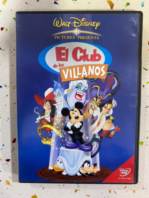 El Club De Los Villanos Dvd Walt Disney - Español Ingles