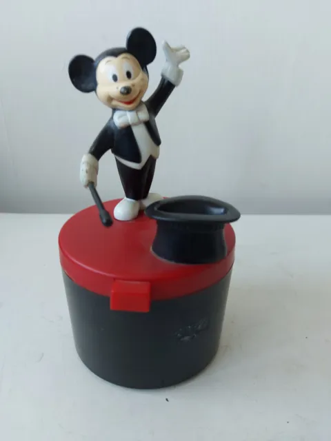 Vintage Disney Mickey Mouse Magican Mechanical Money Box Paragon Reiss 1981