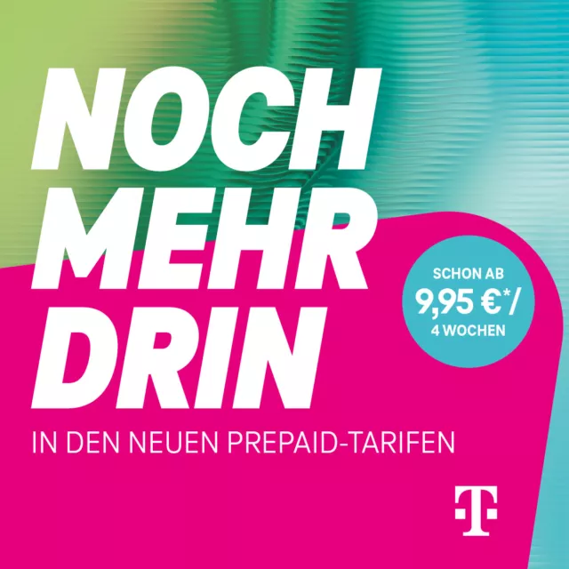 3 GB Datenvolumen WOW LTE Telekom Magenta Prepaid M  D1 Telekom Netz
