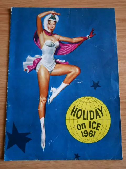 Holiday on Ice 1961 Eislauf-Show Souvenirprogramm Deutsch/Französisch/Englisch