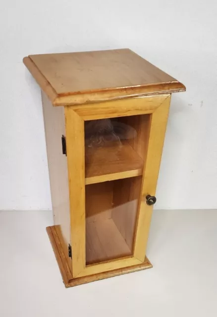 15" Tabletop Curio Case Display Storage Cabinet