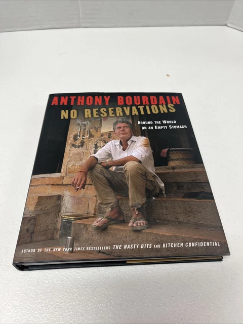 SIGNED Anthony Bourdain NO RESERVATIONS Autographed 1st 1st