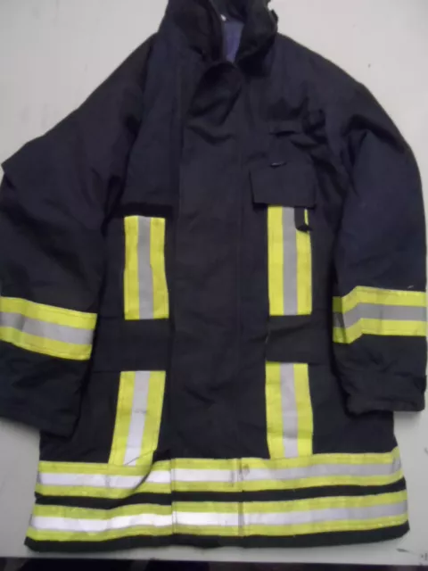 dicke Feuerwehrüberjacke Feuerwehrjacke  Hupf  EN 469 Gr 50  gebraucht