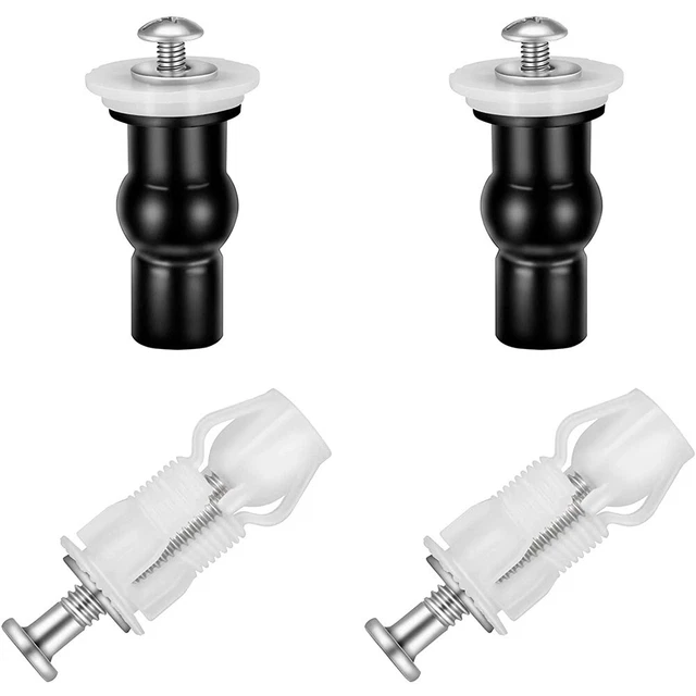 Kit De Fixation Top Fix Pour Siège De Toilette – 2 X Vis Et Raccords Trou Aveugle