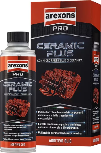 Additif Huile Moteur Arexons Ceramic Plus pour Diesel & Essence Conezione 300 ML