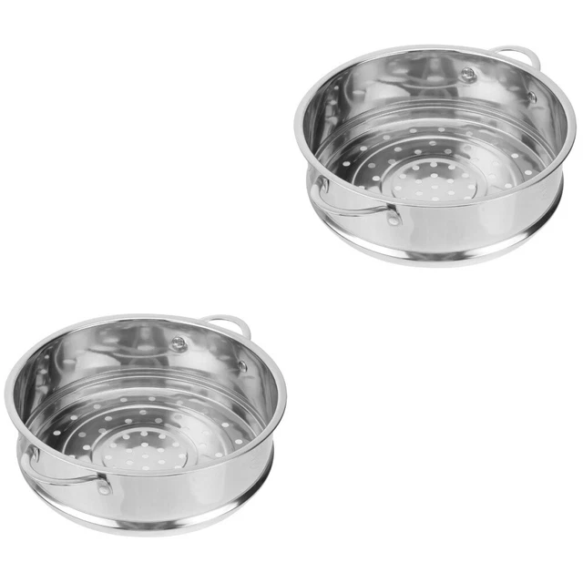2x scaffalature vapore pentola vapore
