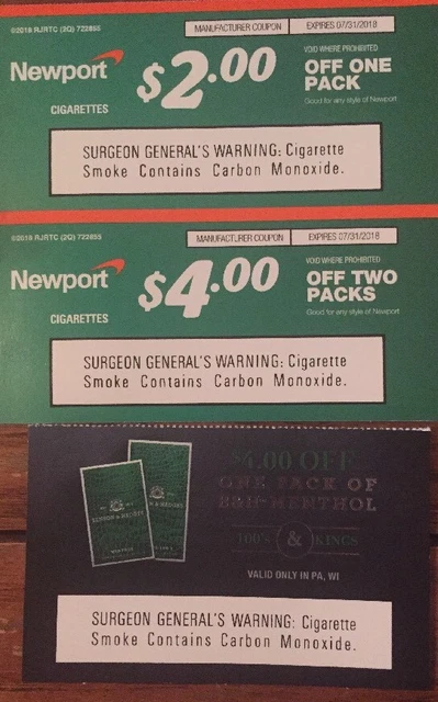 free newport cigarettes coupons Free Pack Of Cigarettes Coupon Printable NEWPORT CIGARETTE COUPONS $6 Off