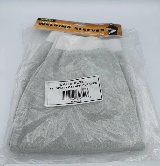 18" Split Leather Welding Sleeves Durable & Comfortable Item #62351