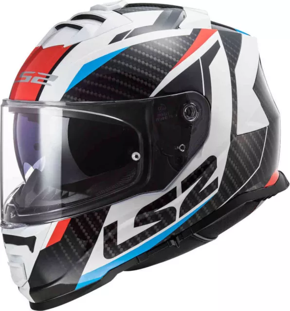 Casco Moto Integrale Ls2 Ff800 Storm  Racer Red Blu Taglia L