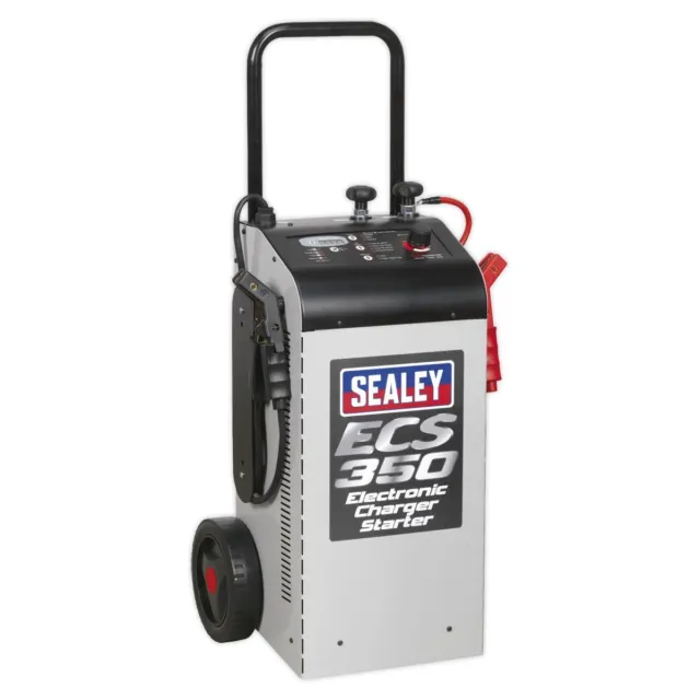 Sealey ECS350 Electronic Battery Charger Starter 60/350A 12/24V