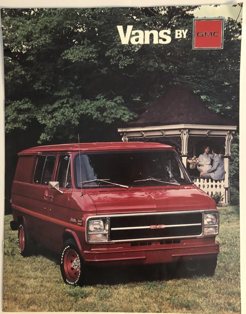 Vintage 1979 Gmc Van Advertising Dealer Brochure
