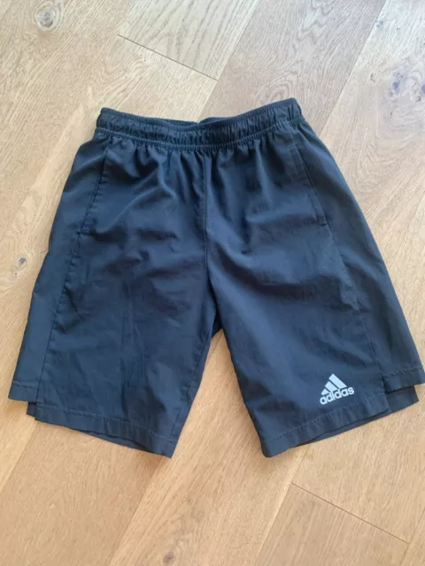 Adidas Black Boys Shorts Age 13-14