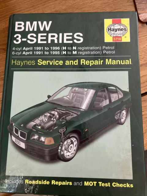 BMW 3-Series Petrol (Apr 91 - 99) Haynes Repair Manual