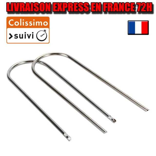 Kit De 4 Clés Pour Démontage Autoradio - Outils Extraction Stéréo Voiture, Universel (Acier Inoxydable)
