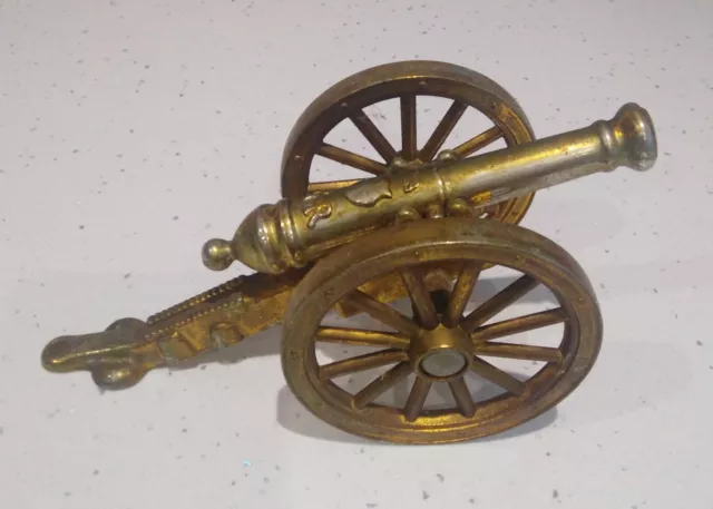 Large Brass Cannon