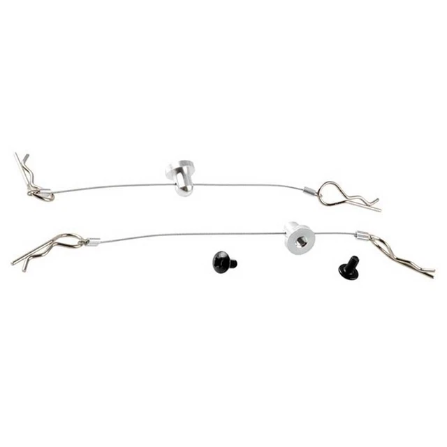 2Pcs Anti-Lost Body Shell Wire Clip Pin with Screw Retainer for6234