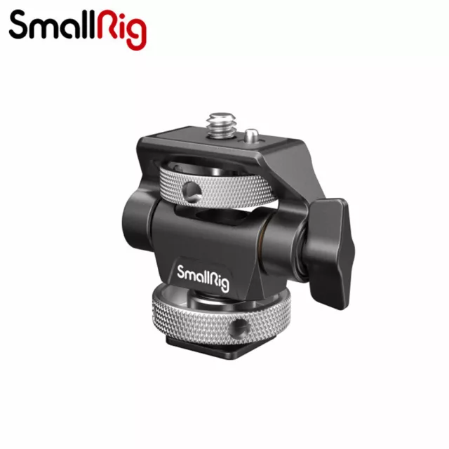 SmallRig Monitor Mount Holder With Cold Shoe Mount Swivel for 5" & 7" Monitor