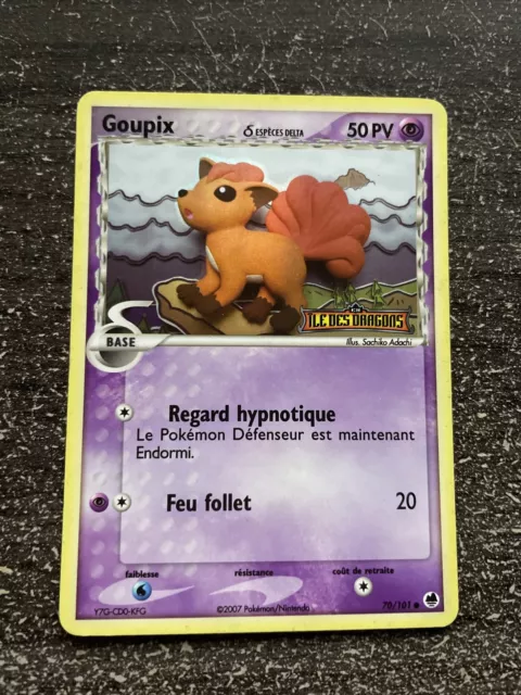 Goupix Reverse - Pokémon 70/101 Ex Île Des Dragons Fr