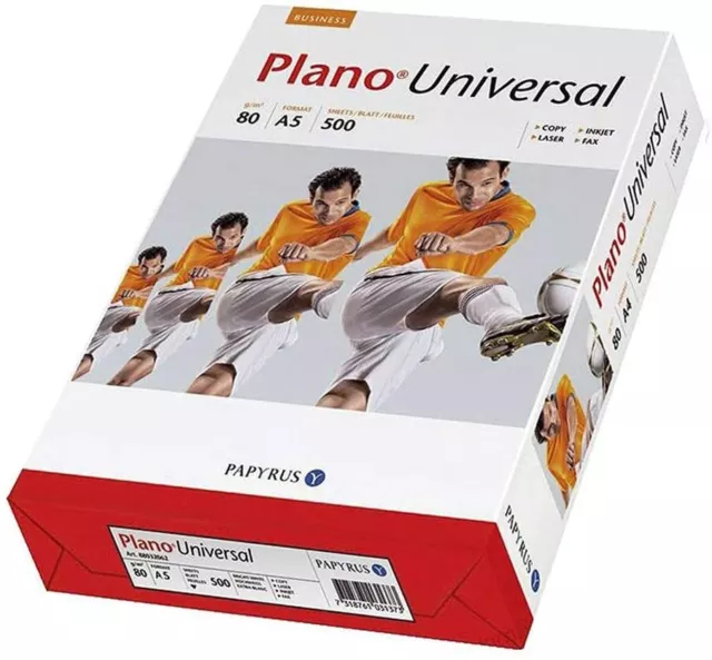 Papyrus Plano Universal A5 Multifunktionspapier - Weiß (88110037) 80g / m²