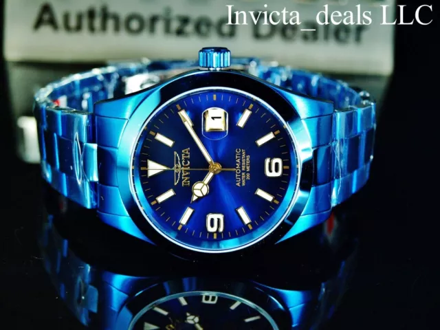 Invicta Men's 43mm Pro Diver AUTOMATIC NH35A BLUE LABEL Stainless Steel Watch