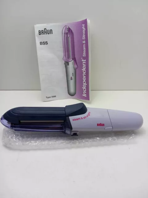 Braun Independent Steam & Straight Hair Styler BSS Gas Kabellos Reise Festival