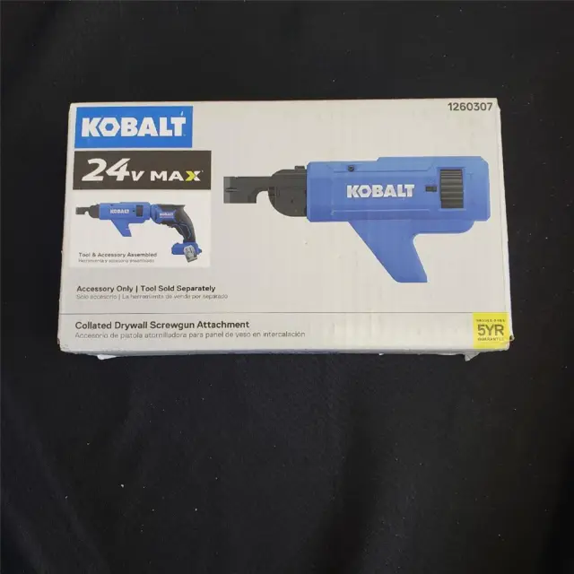 = Kobalt 24V MAX Collated Drywall Screwgun Attachment Bare Accessory KDSA 124-03